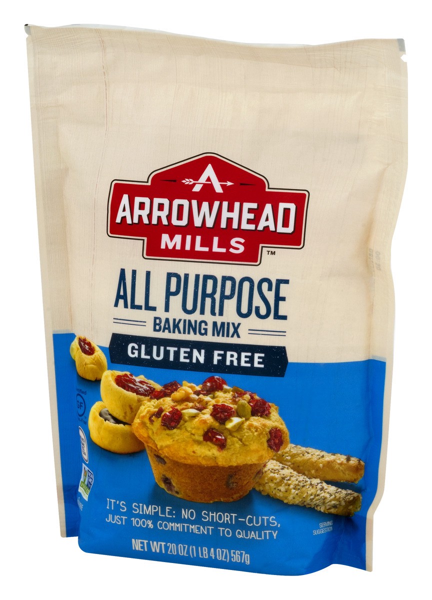 slide 2 of 9, Arrowhead Mills Organic All Purpose Baking Mix Gluten Free, 20 oz