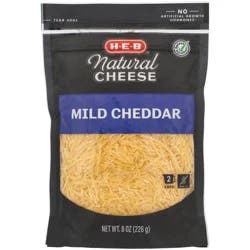 H-E-B Mild Cheddar Fancy Shredded Cheese