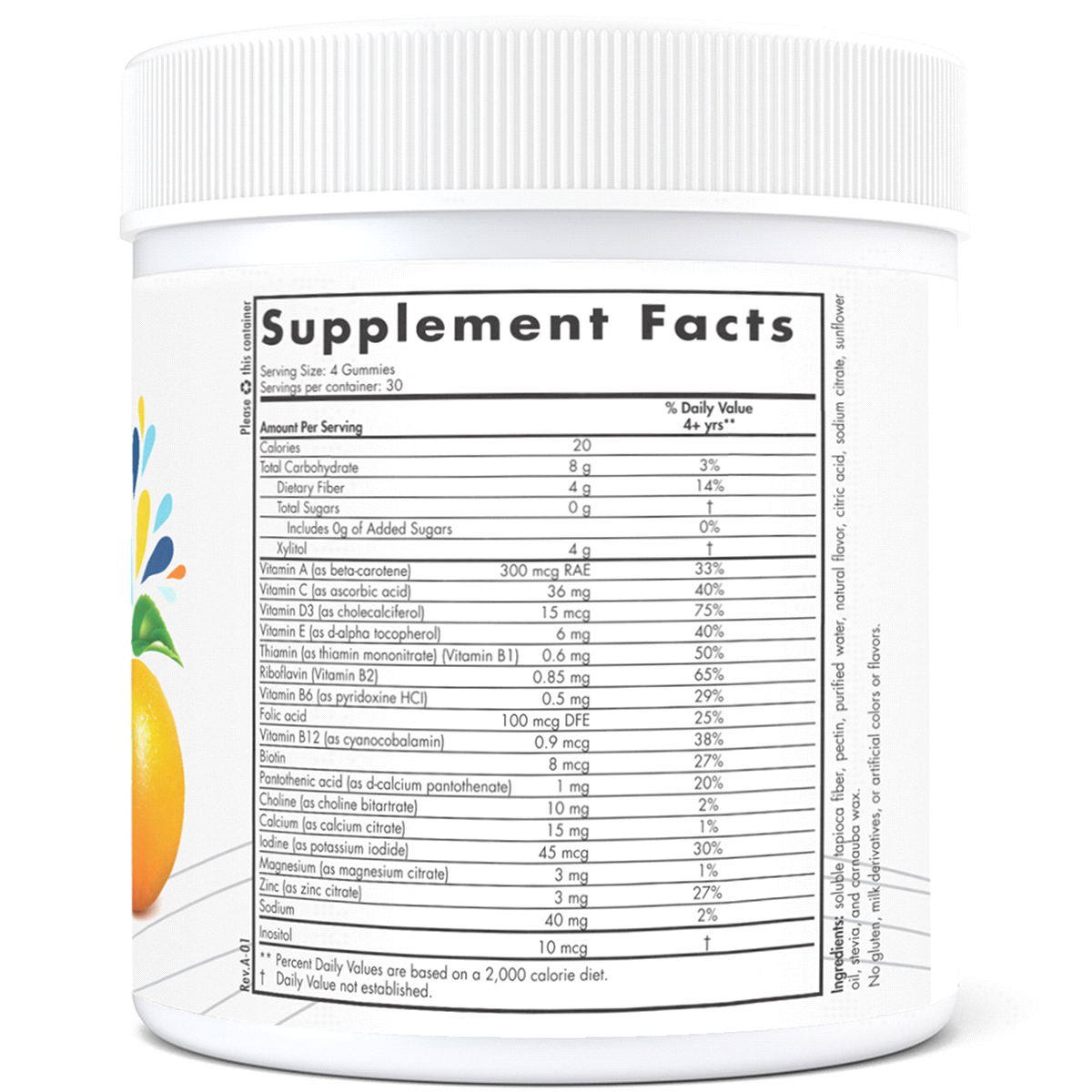 slide 9 of 9, Nordic Naturals Zero Sugar Kids Multi Gummies, 120 ct