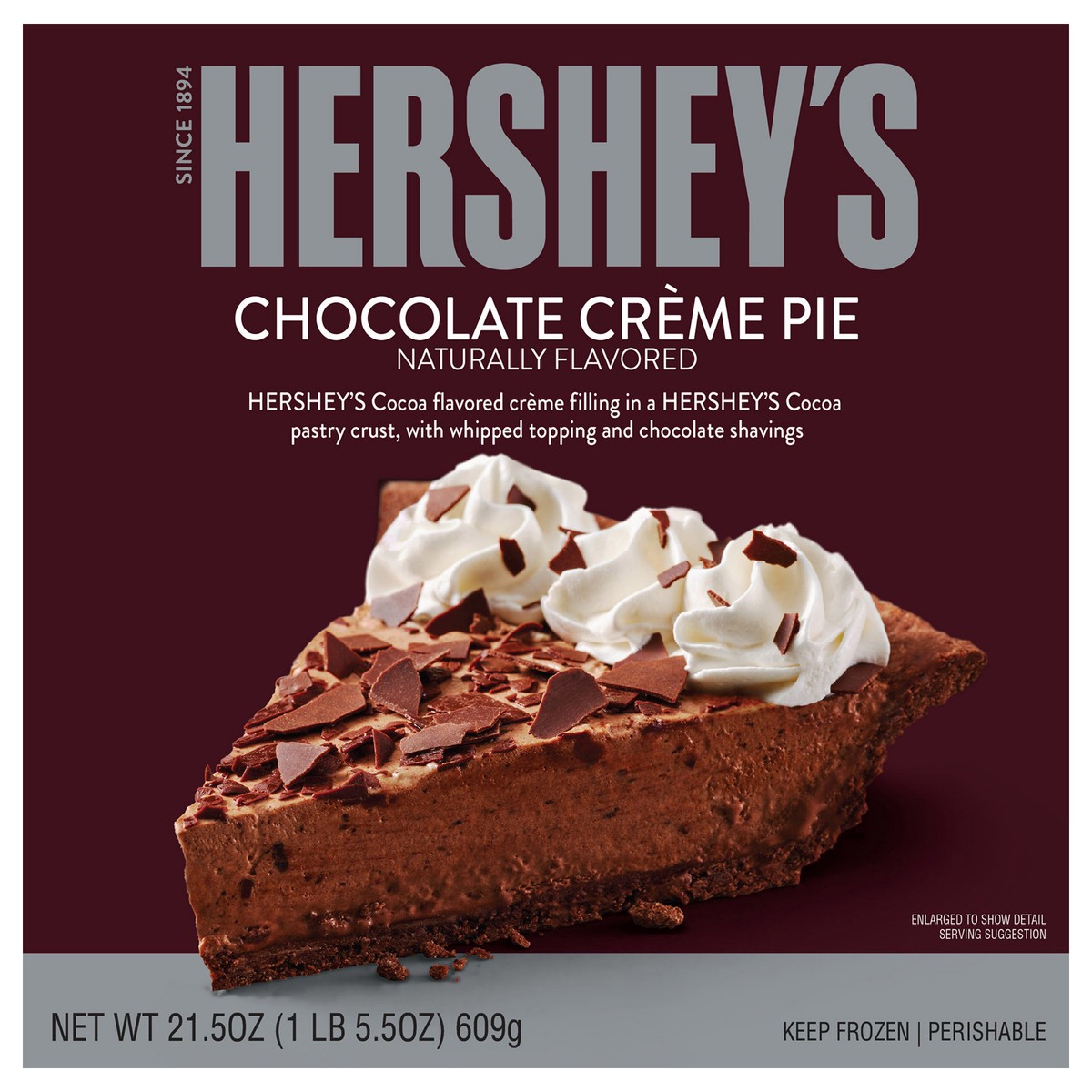 slide 1 of 7, Hershey's Chocolate Crème Pie, 16 oz