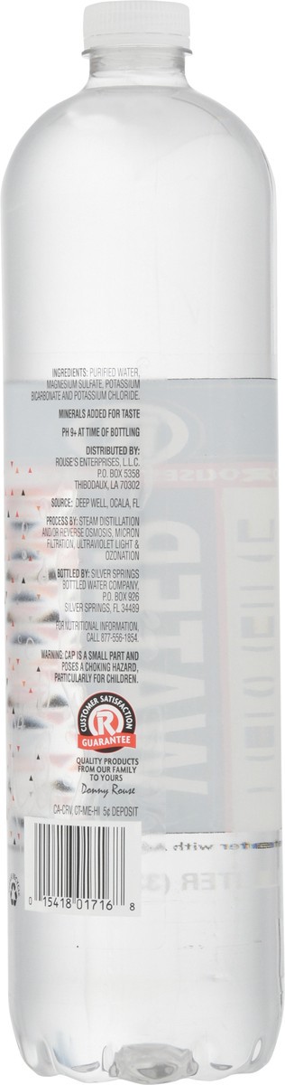 slide 12 of 13, Rouses Markets Rous Alkaline Water - 33.8 oz, 33.8 oz