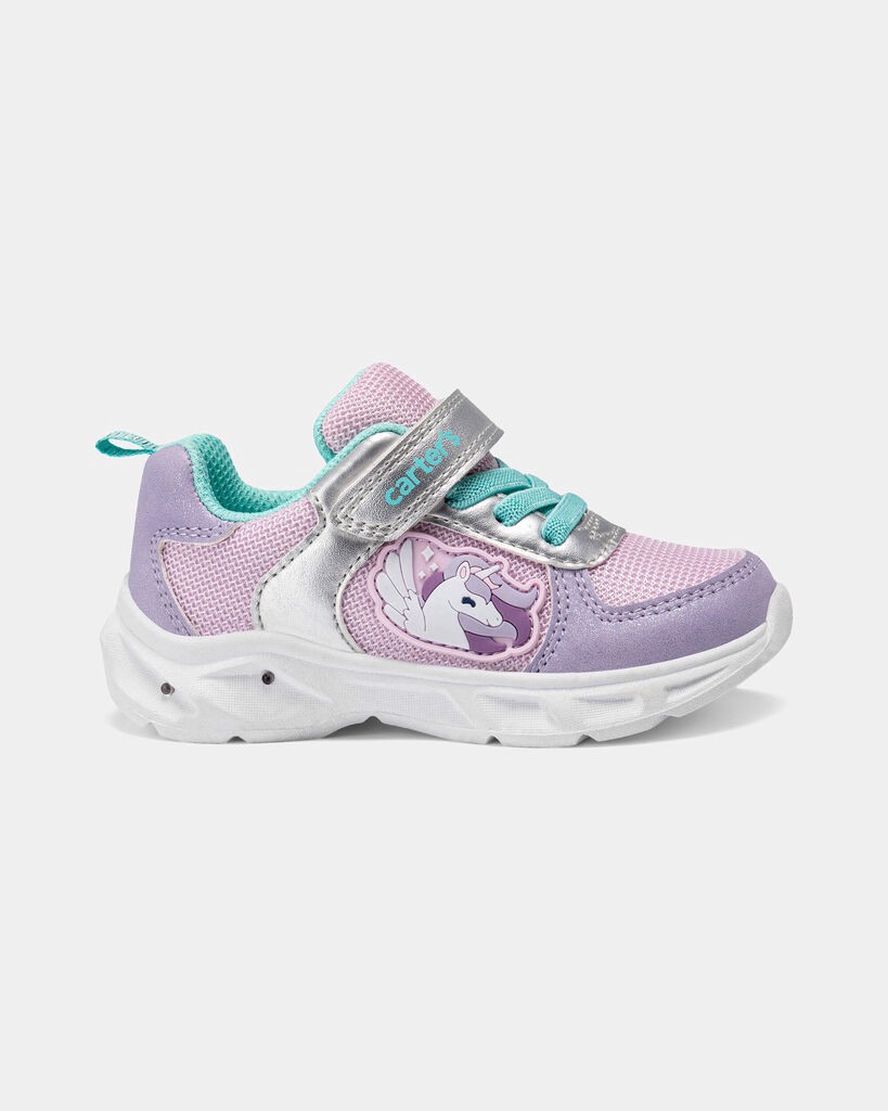 slide 5 of 6, Carter's Toddler Girl Unicorn Athletic Sneakers Multi 10, 1 ct
