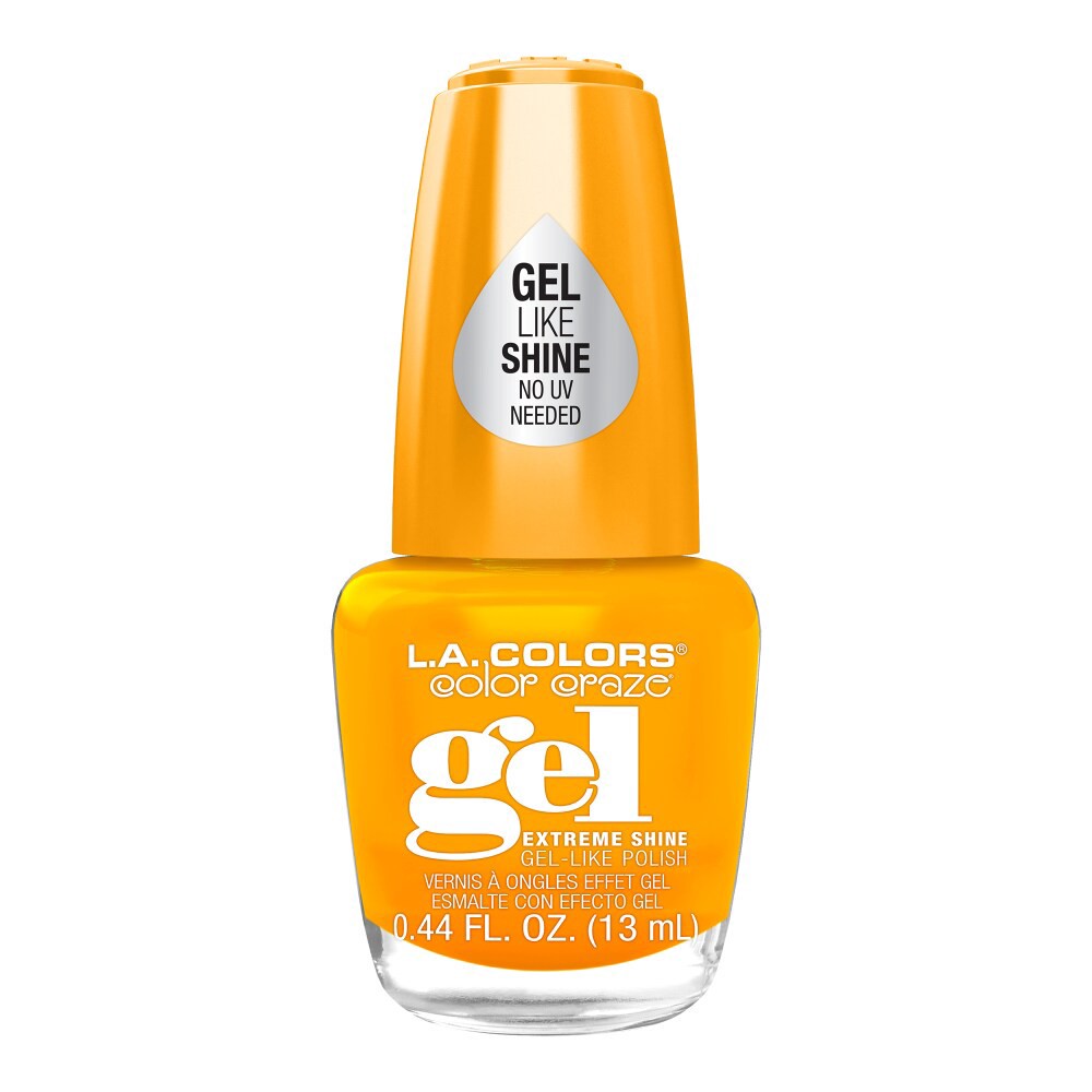 slide 1 of 1, L.A. Colors Gel Nail Polish, Citrus Bright, 0.44 oz