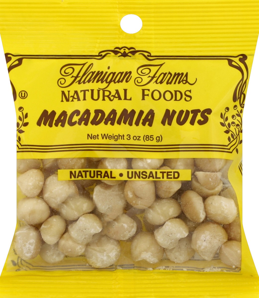 slide 1 of 8, Flanigan Farms Macadamia Nuts - 3 oz, 3 oz
