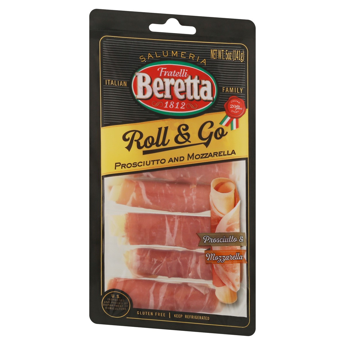 slide 8 of 9, Fratelli Beretta Roll & Go Prosciutto and Mozzarella 5 oz, 5 oz