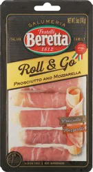 Fratelli Beretta Roll & Go Prosciutto and Mozzarella 5 oz