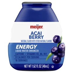Meijer Acai Berry Energy Liquid Water Enhancer - 1.62 oz