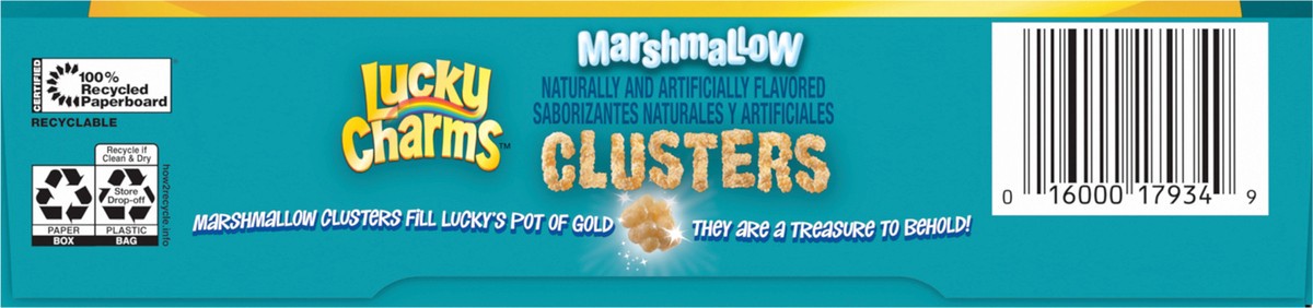 slide 4 of 9, Lucky Charms Marshmallow Clusters Breakfast Cereal, 11.2oz, 11.2 oz