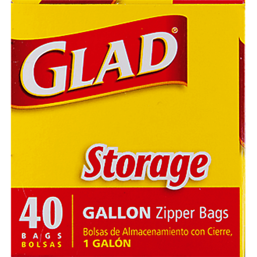 Glad Storage Bags Gallon 40 ct Shipt