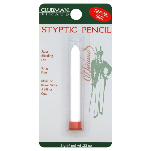 slide 1 of 1, Clubman Pinaud Styptic Pencil, 0.32 oz