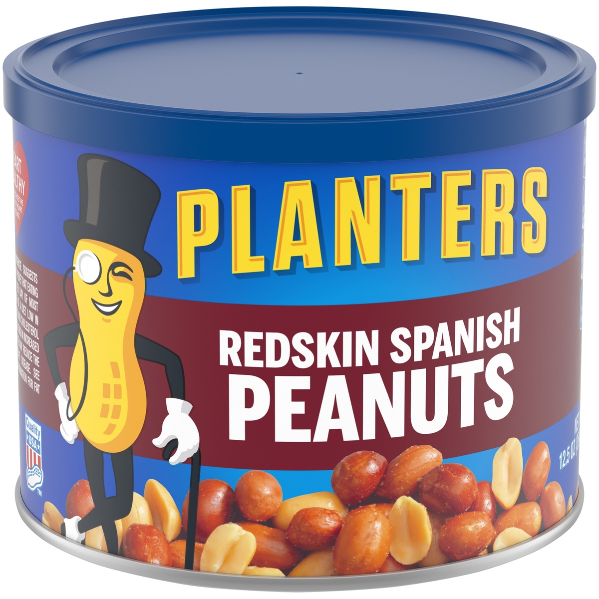 slide 2 of 2, Planters Redskin Spanish Peanuts,Canister, 12.5 oz