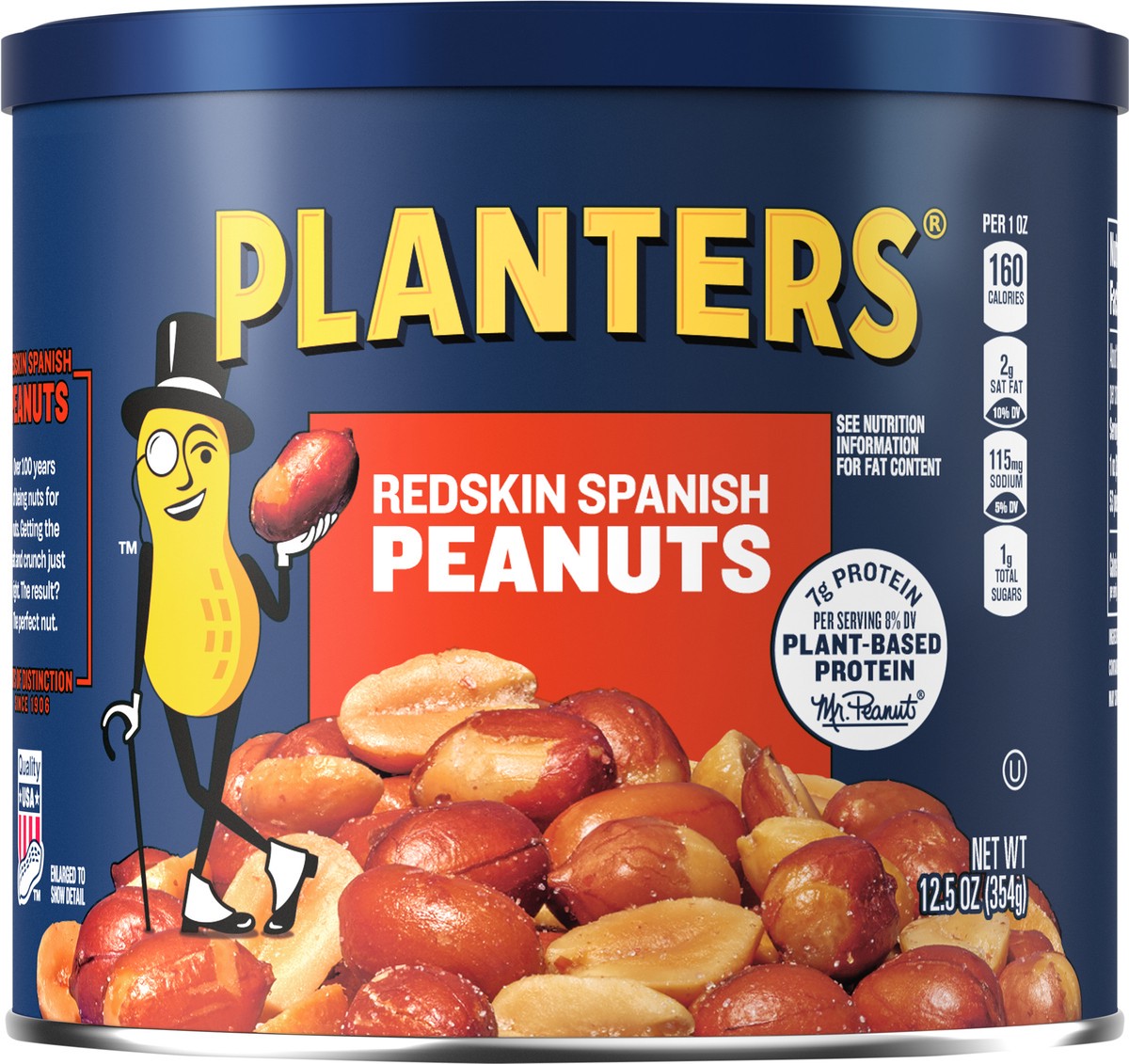 slide 1 of 9, Planters Redskin Spanish Peanuts 12.5 oz, 12.5 oz