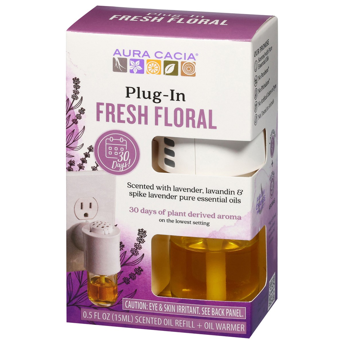 slide 4 of 4, Aura Cacia Fresh Floral Plug-In 1 Each, 1 ct