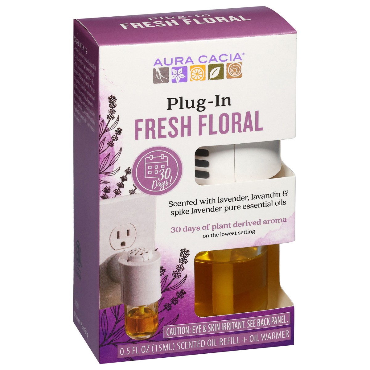 slide 2 of 4, Aura Cacia Fresh Floral Plug-In 1 Each, 1 ct