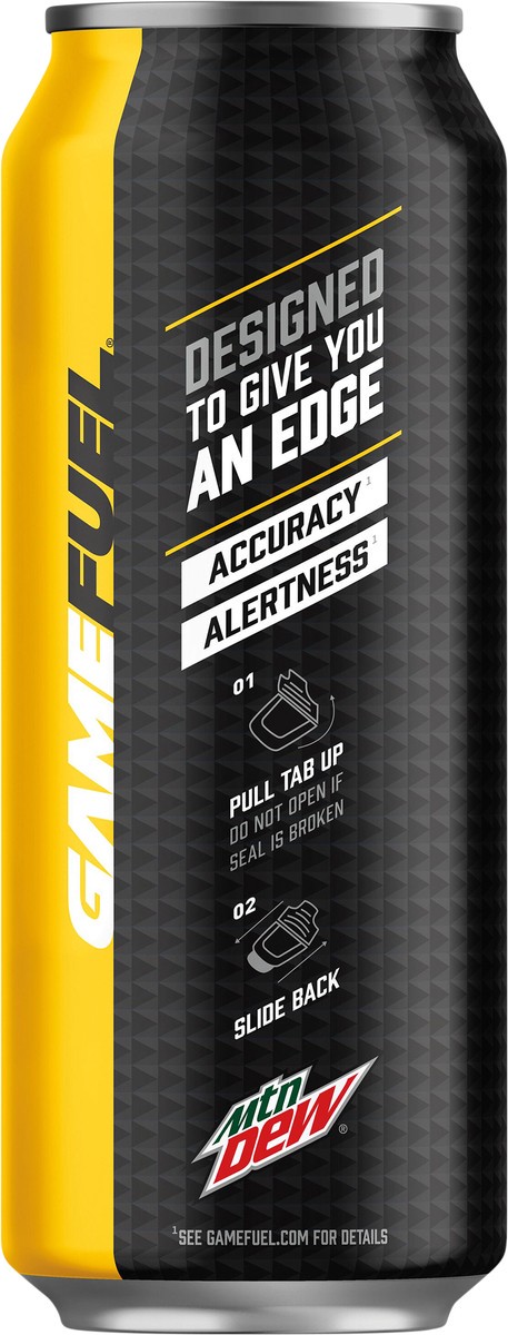 slide 3 of 4, Mountain Dew Game Fuel Energy Drink Charged Tropical Strike Tropical Flavored 16 Fl Oz Can, 16 fl oz