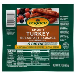 Eckrich Smok-y Turkey Breakfast Sausage Links, 8.3 oz