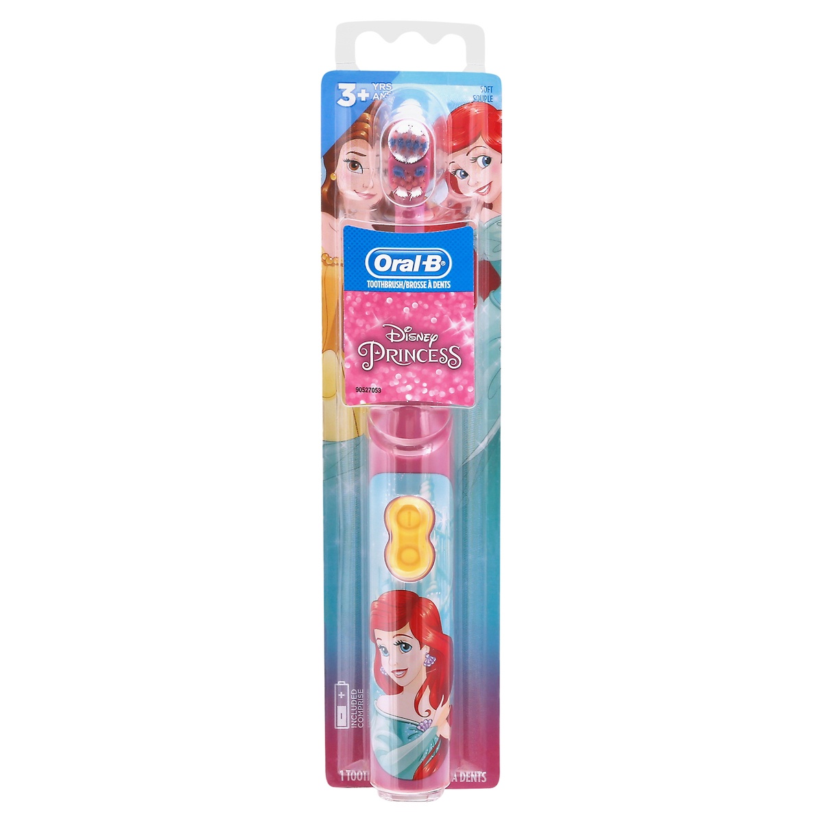 slide 1 of 5, Oral-B Kids' Battery Toothbrush featuring Disney Princess Soft Bristles for Kids 3+, 1 ct