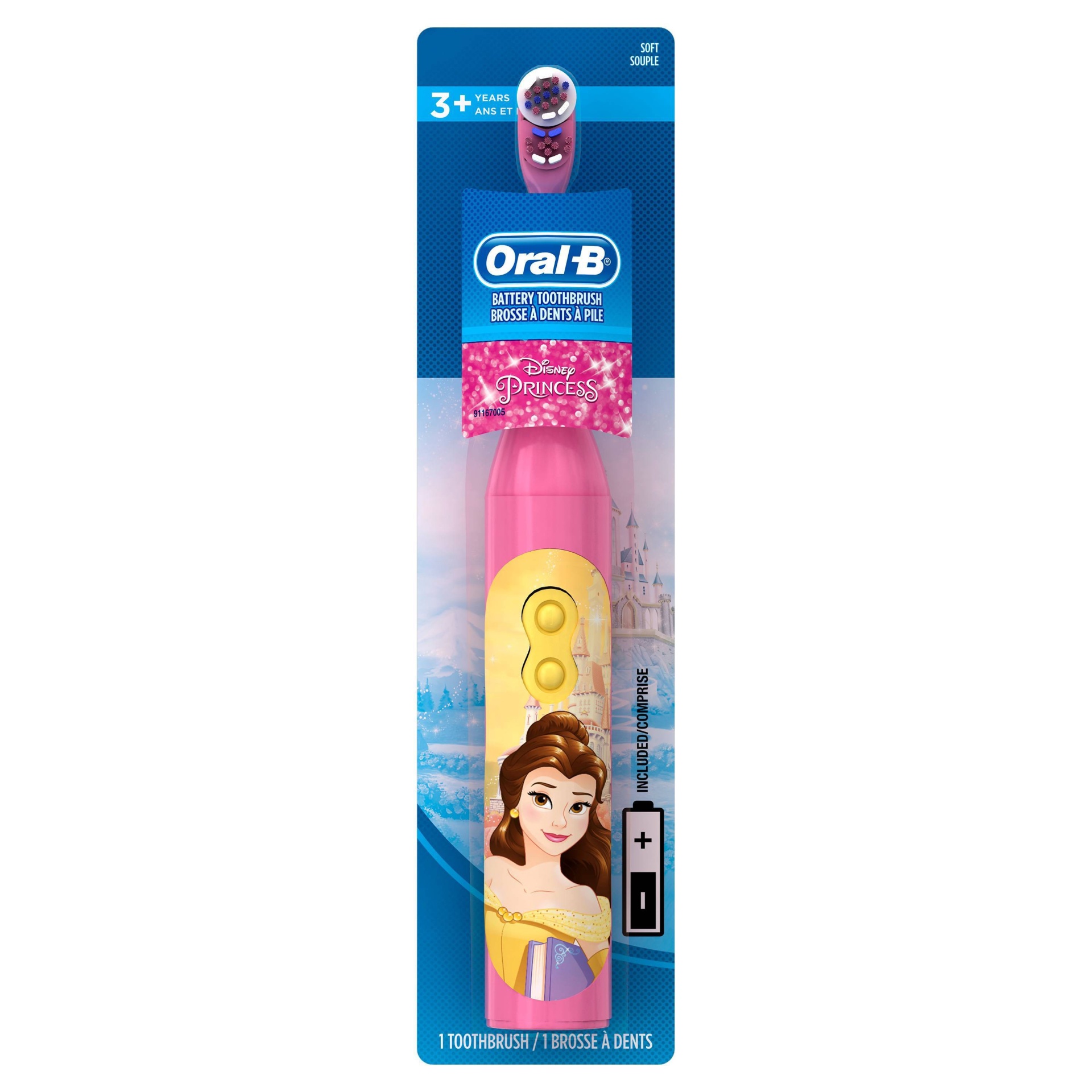 slide 1 of 5, Oral-B Pro-Health Stages Kids Battery Toothbrush Featuring Disney Princess with Disney Magictimer App By, 1 ct
