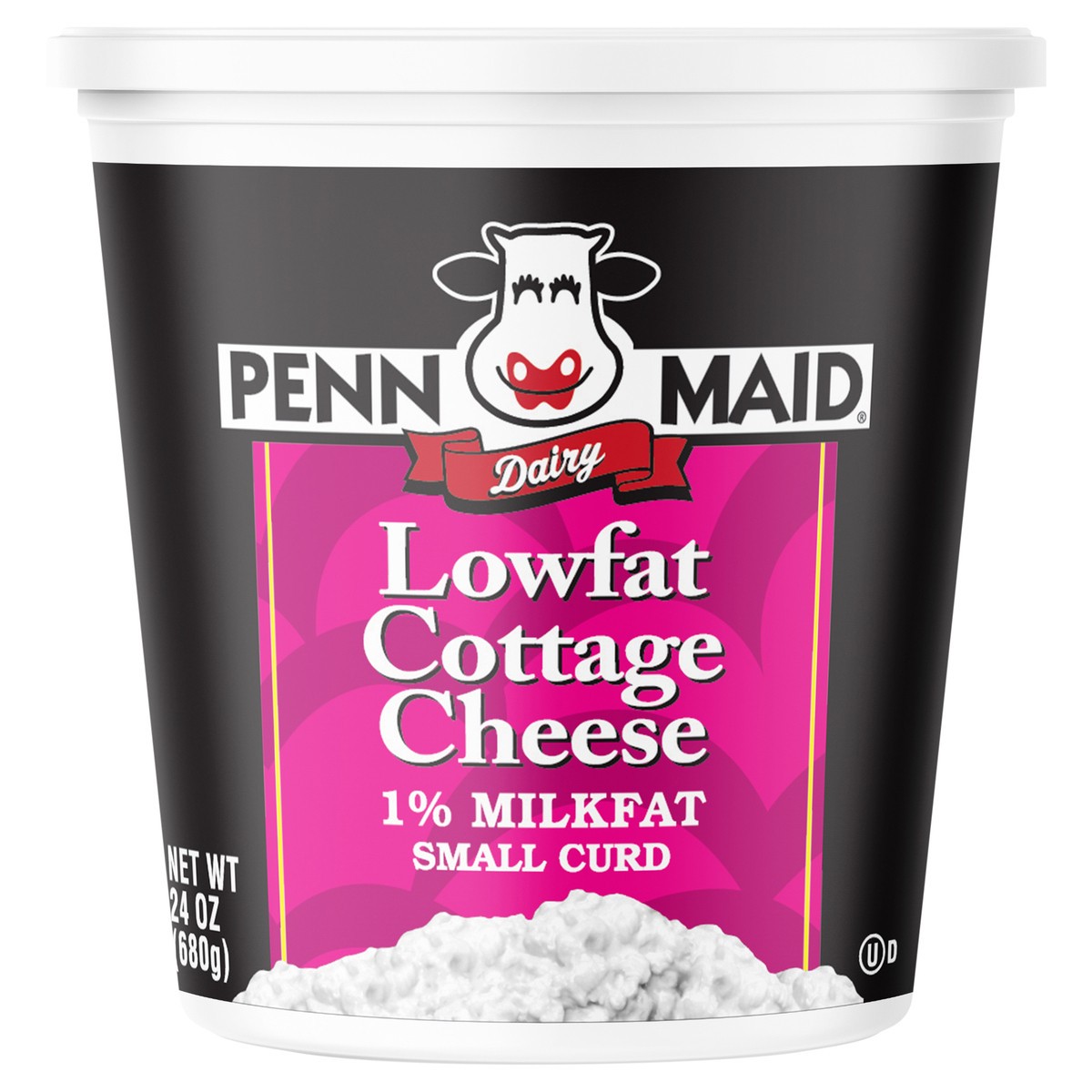 slide 1 of 3, Penn Maid Low Fat Cottage Cheese, 24 oz, 24 oz