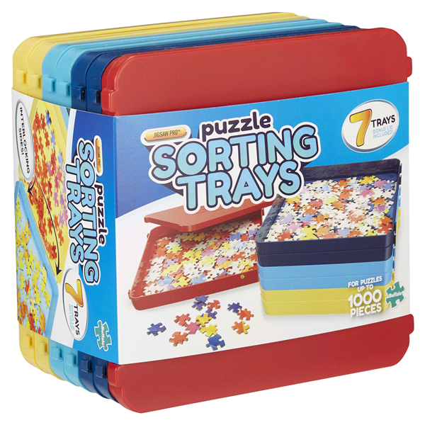slide 10 of 29, Buffalo Games, Puzzle Sorting Trays, 7 ct