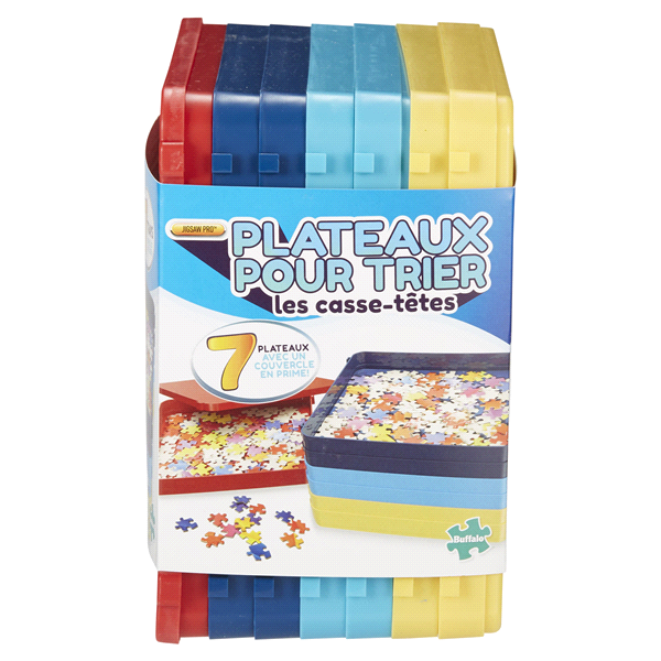 slide 17 of 29, Buffalo Games, Puzzle Sorting Trays, 7 ct