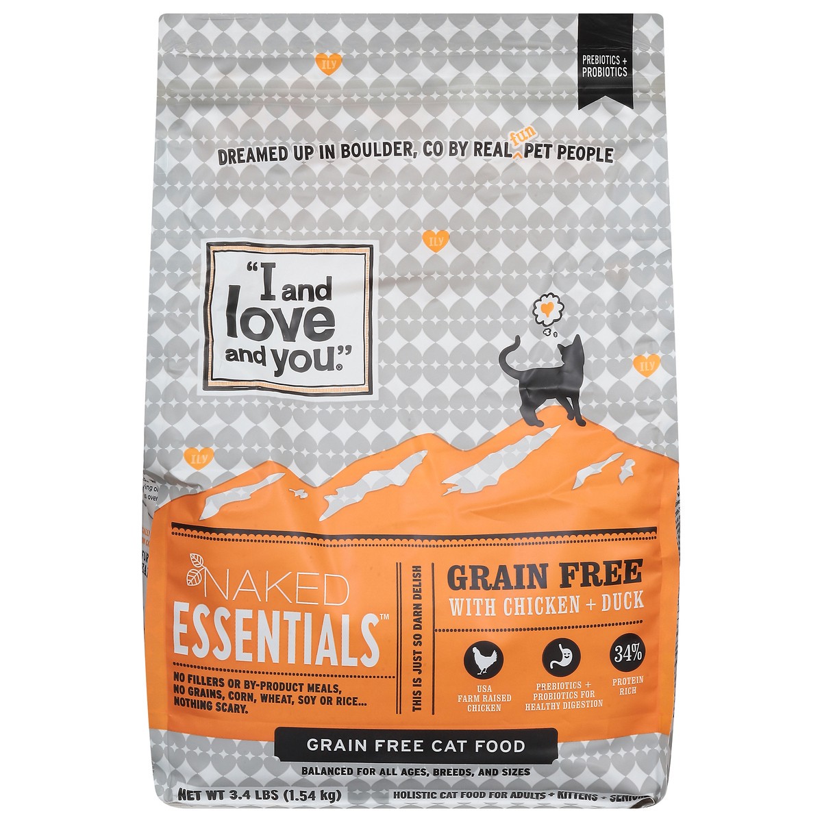 slide 1 of 9, I and Love and You Naked Essentials Grain Free with Chicken + Duck Dog Food 3.4 lb, 3.4 lb