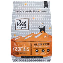 I And Love And You Naked Essentials Grain Free with Chicken + Duck Cat Food 3.4 lb