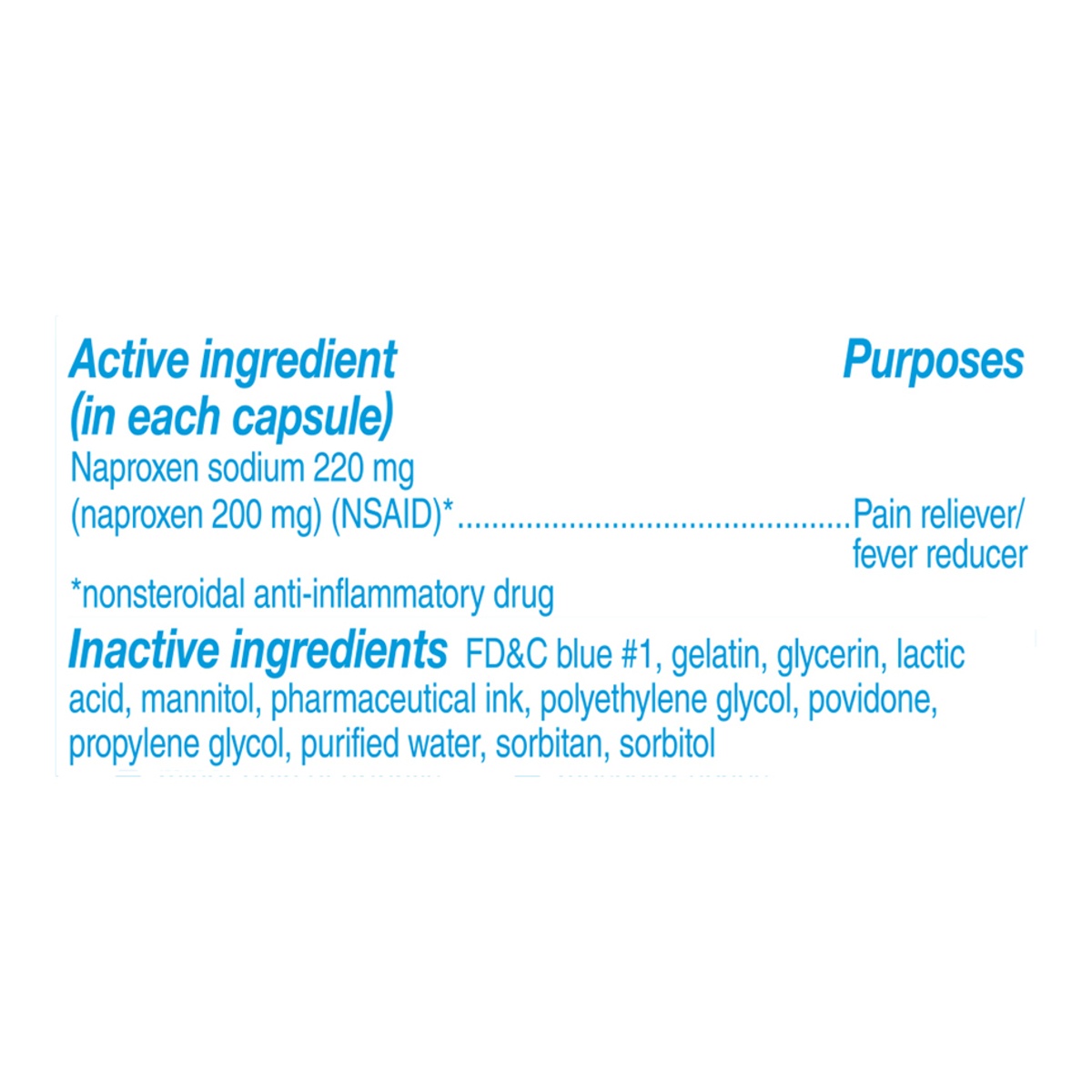 slide 3 of 8, Aleve Pain Reliever Fever Reducer Liquid Gels Naproxen Sodium Nsaid, 40 ct