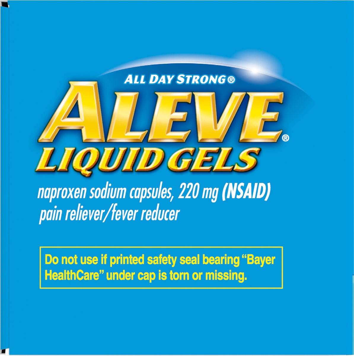 slide 4 of 8, Aleve Pain Reliever Fever Reducer Liquid Gels Naproxen Sodium Nsaid, 40 ct