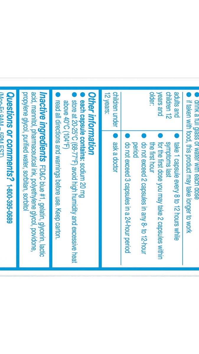 slide 7 of 8, Aleve Liquid Gel Naproxen Sodium, 40 ct