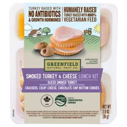 Greenfield Natural Meat Co. Greenfield Turkey & Cheese Lunch Kit - 81 Gram