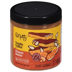 BNutty Totally Toffee Peanut Butter 9 oz