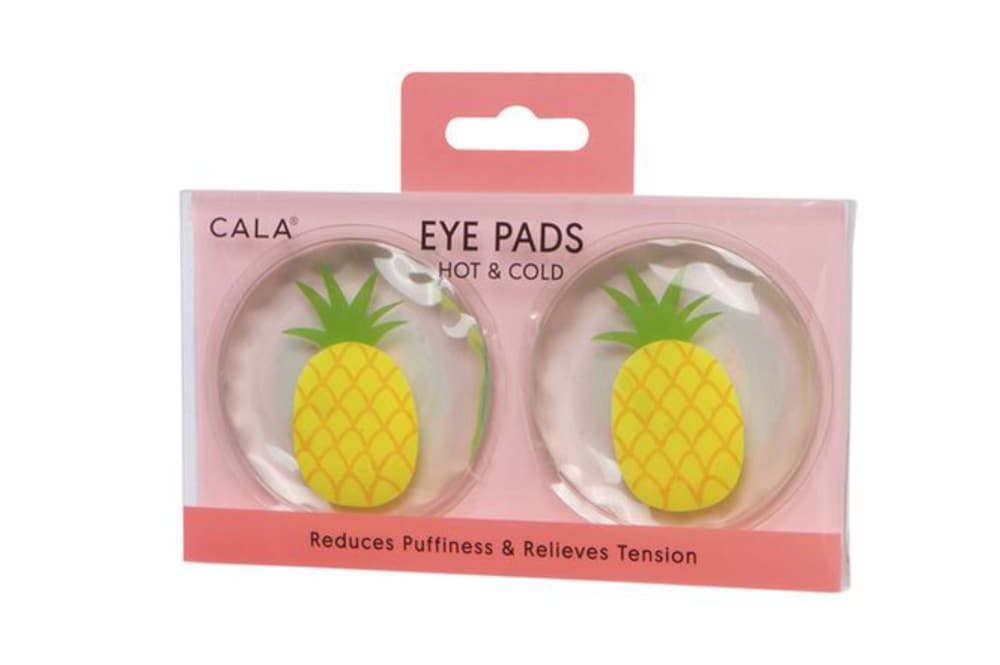 slide 1 of 1, Cala Hot & Cold Eye Pads - Pineapple, 1 ct