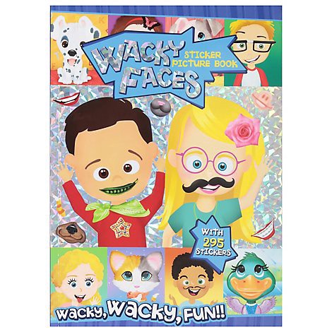 slide 1 of 1, Wacky Faces Book - EA, 1 ct