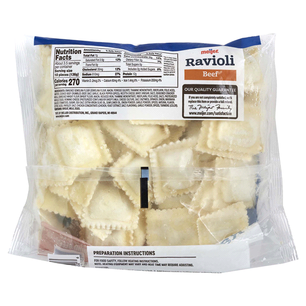 slide 20 of 29, Meijer Beef Ravioli, 19 oz