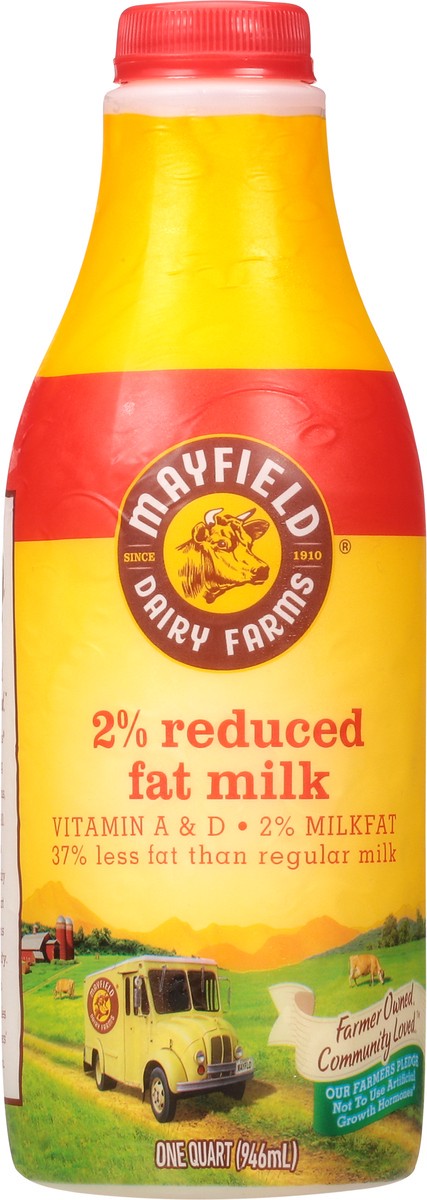 slide 1 of 4, Mayfield Dairy Farms 2% Reduced Fat Milk 1 qt, 1 qt
