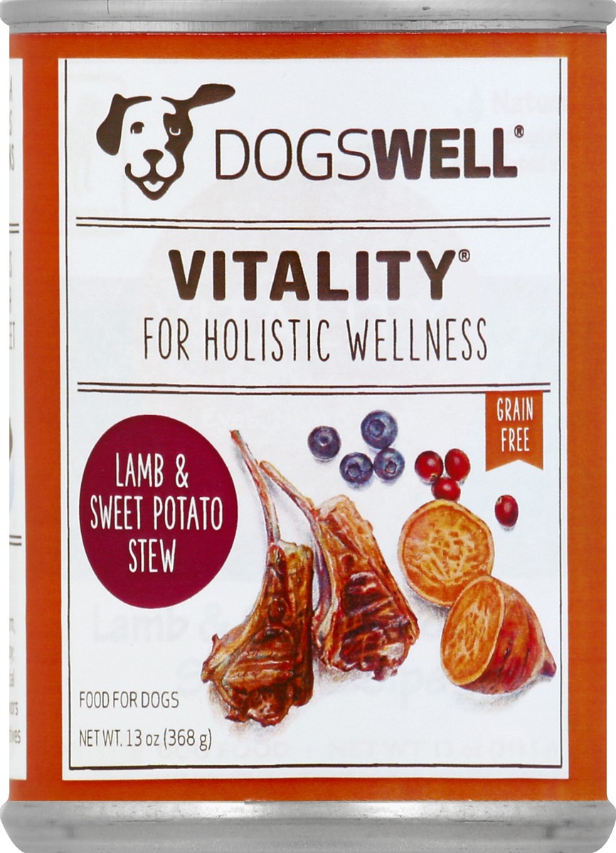 slide 2 of 2, Dogswell Arthur Dogswell, Inc. Dogswell Vitality Dog Food Lamb & Sweet Potato Stew, 13 oz