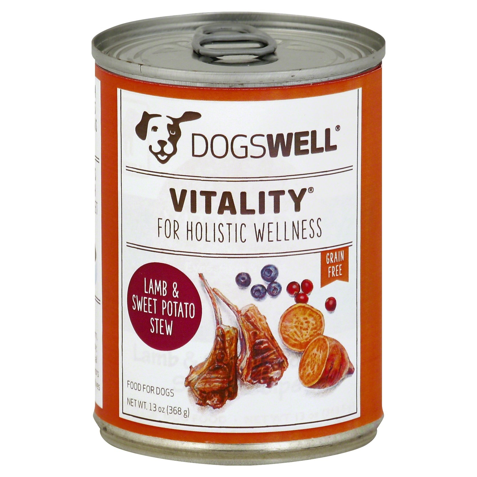 slide 1 of 2, Dogswell Arthur Dogswell, Inc. Dogswell Vitality Dog Food Lamb & Sweet Potato Stew, 13 oz