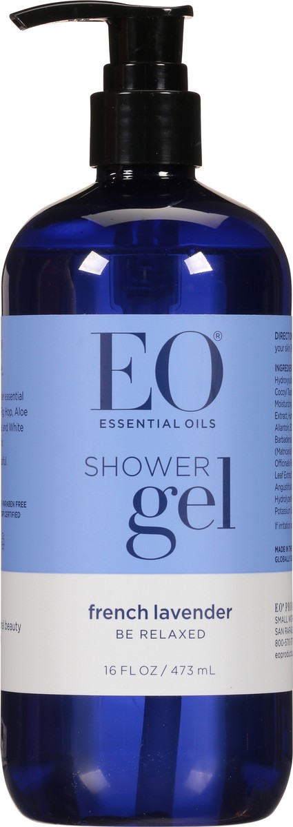 slide 7 of 12, EO Calming French Lavender Shower Gel, 16 oz