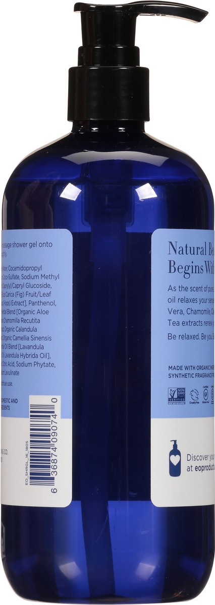 slide 12 of 12, EO Calming French Lavender Shower Gel, 16 oz