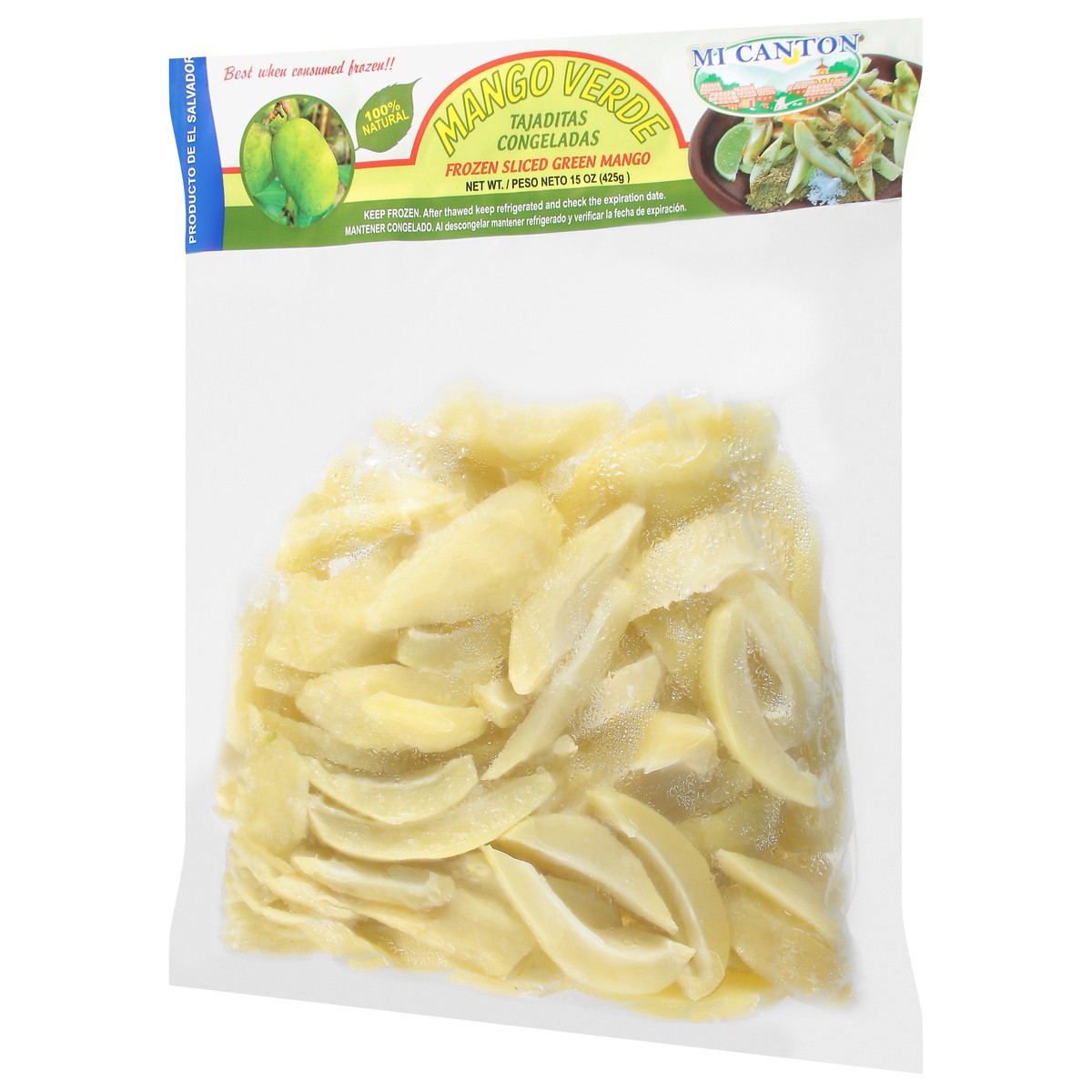 slide 6 of 13, Mi Canton Sliced Frozen Green Mango - 15 oz, 15 oz