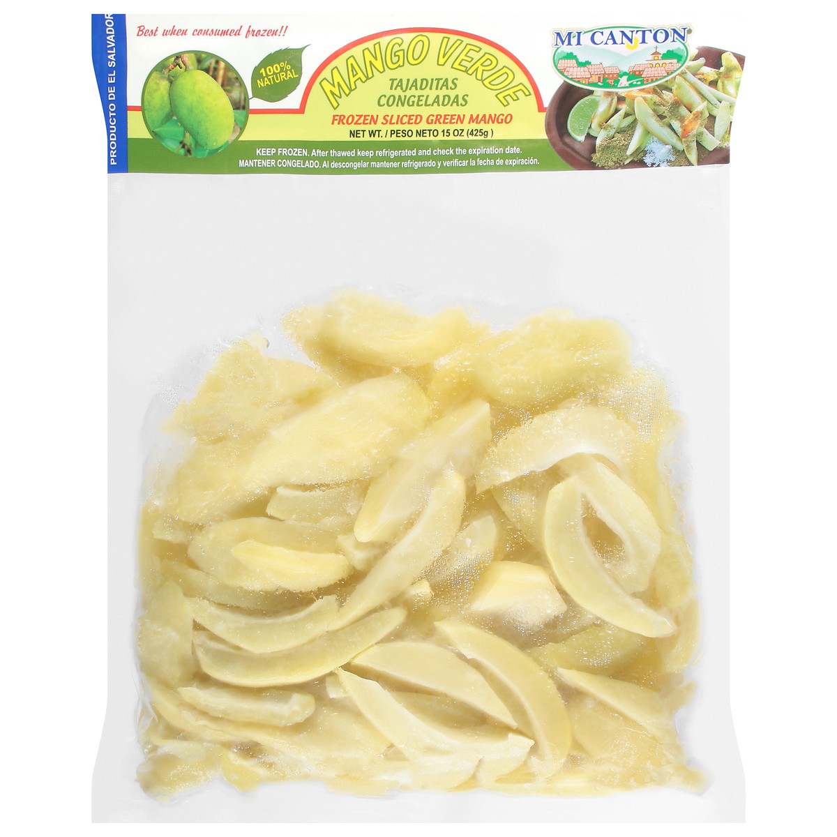 slide 11 of 13, Mi Canton Sliced Frozen Green Mango - 15 oz, 15 oz