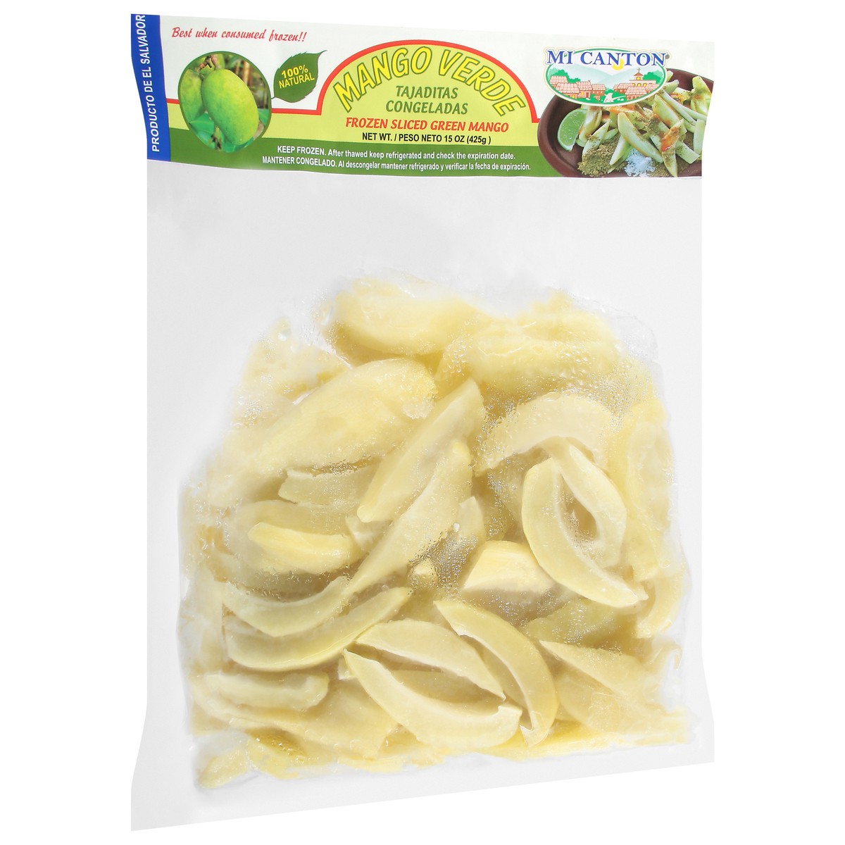 slide 4 of 13, Mi Canton Sliced Frozen Green Mango - 15 oz, 15 oz