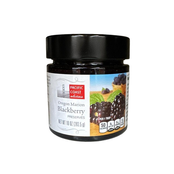 slide 1 of 1, Pacific Coast Selections, Oregon Marion Blackberry Preserves, 10 oz