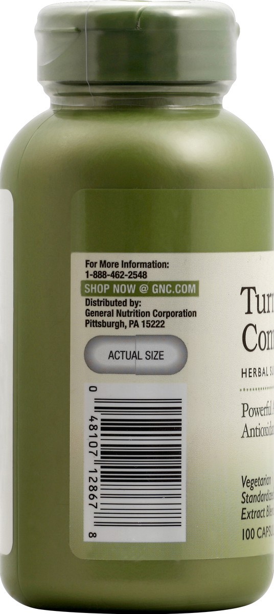 slide 3 of 6, GNC Turmeric Complex 100 ea, 100 ct