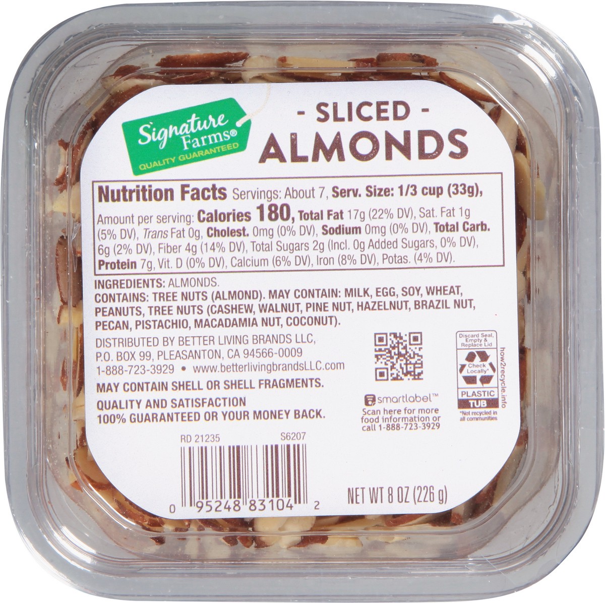 slide 8 of 10, Lehi Valley Natural Sliced Almonds, 