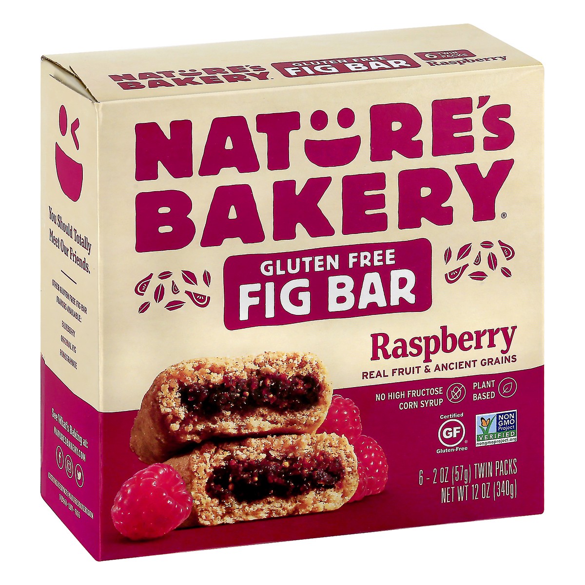 slide 2 of 13, Nature's Bakery Gluten Free 6 Twin Packs Raspberry Fig Bar 6 ea, 6 ct