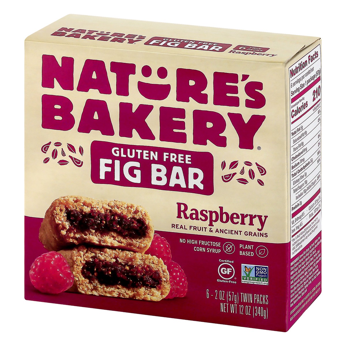slide 3 of 13, Nature's Bakery Gluten Free 6 Twin Packs Raspberry Fig Bar 6 ea, 6 ct