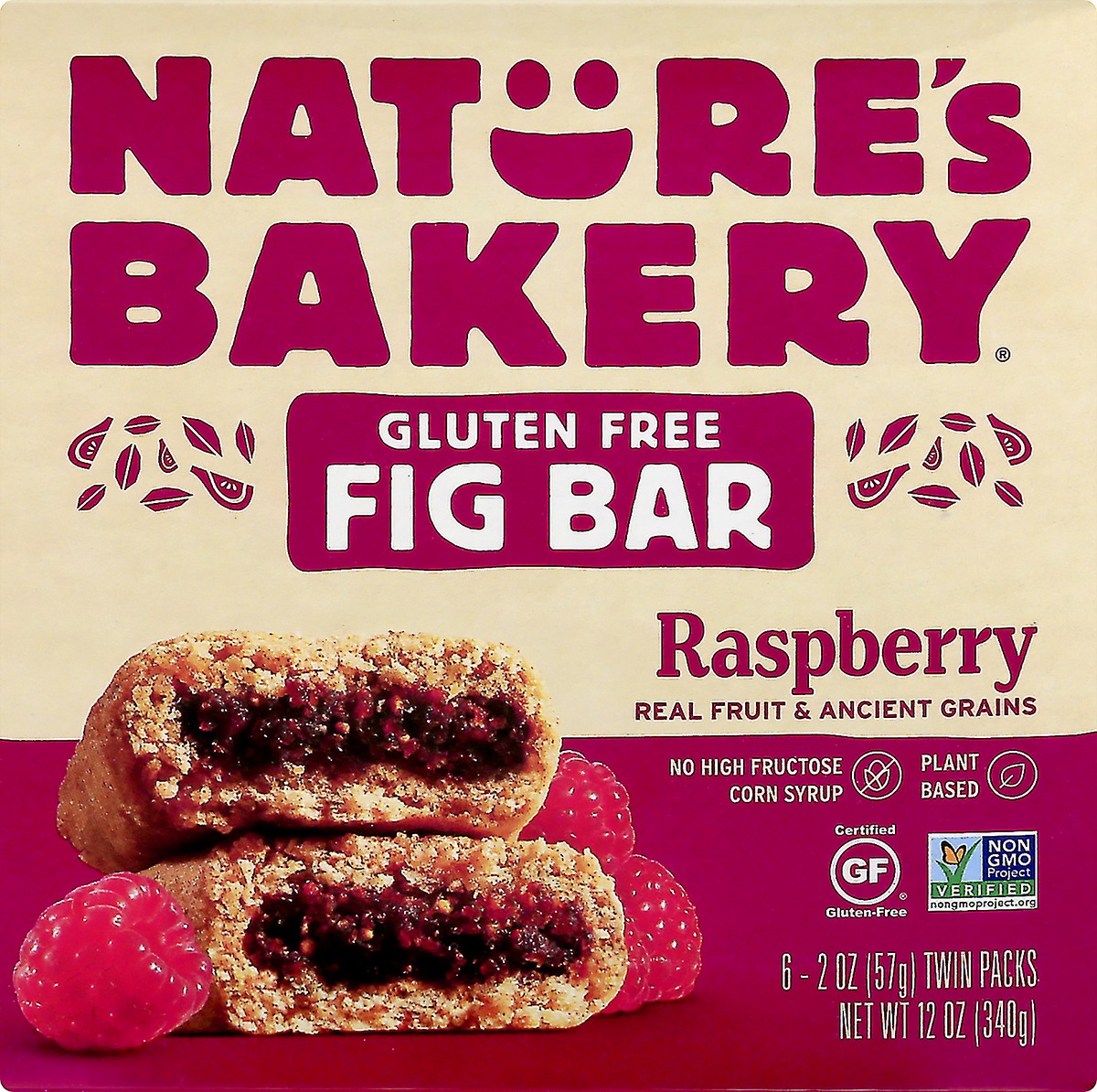 slide 9 of 13, Nature's Bakery Gluten Free 6 Twin Packs Raspberry Fig Bar 6 ea, 6 ct