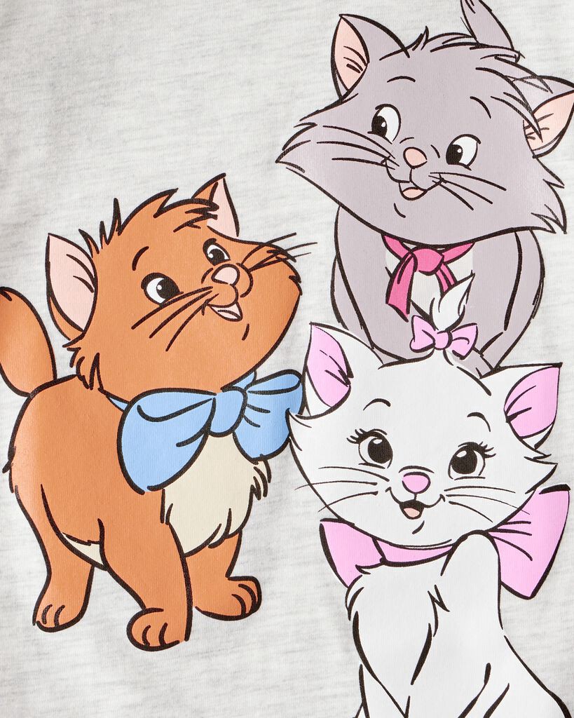 slide 2 of 2, Carter's Toddler Disney© The Aristocats Short-Sleeve Graphic Tee - Grey Heather 4T, 1 ct